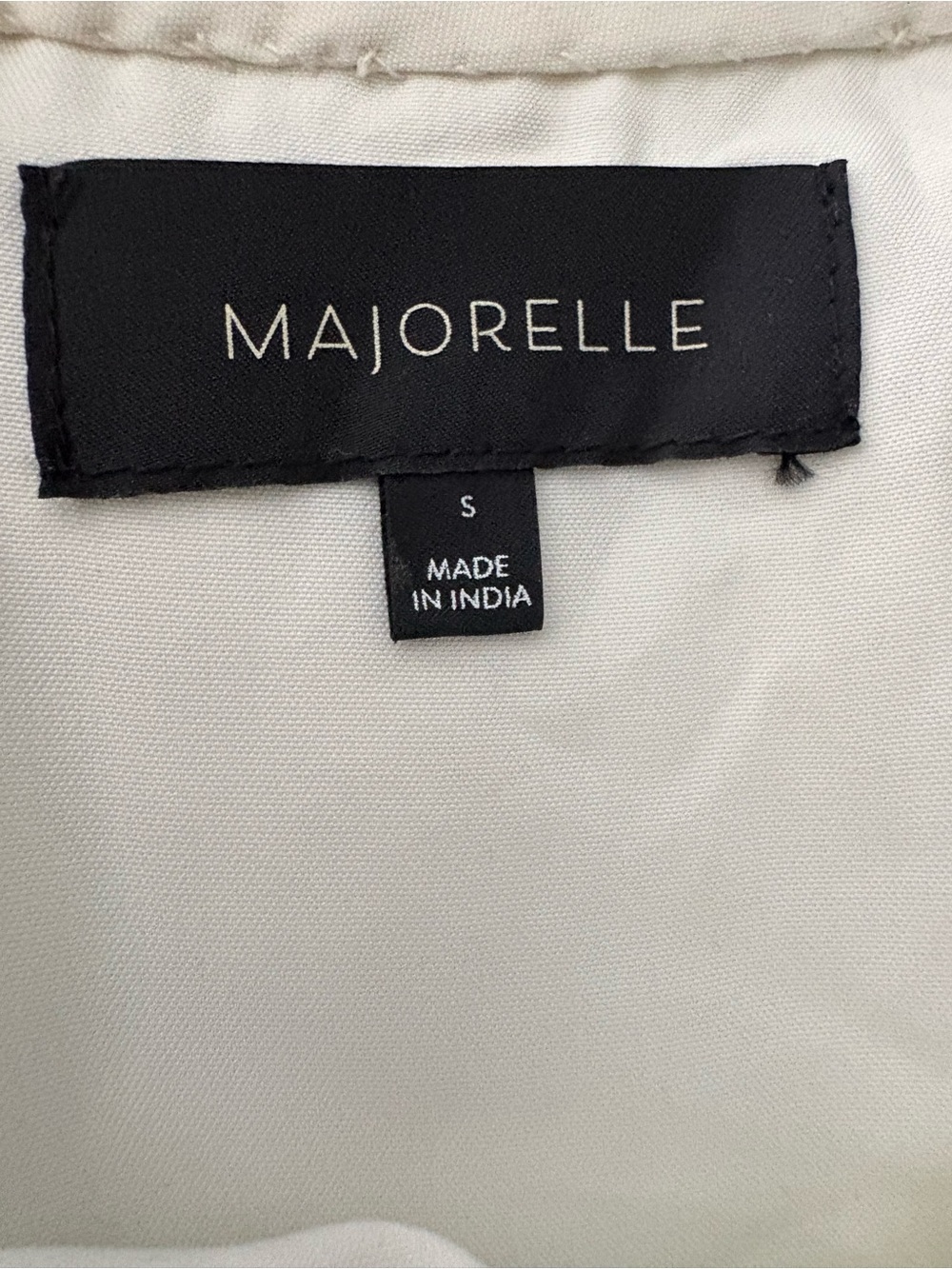 MAJORELLE Zaly White and Blue Embellished Mini Dress from Revolve - Picture 2 of 6